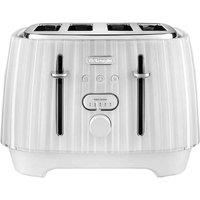 Delonghi 4 Slice Ballerina Toaster White, White