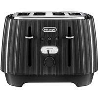 Delonghi 4 Slice Ballerina Toaster Black, Black