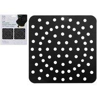 B & Co B & Co Air Fryer 2Pk Reusabke N Stick Square Liners, Black