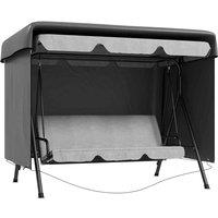 Outsunny Patio Swing Chair Cover Garden Furniture Protector 215x155x150cm Grey, Grey