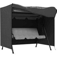Outsunny Garden Furniture Protector Patio Swing Chair Cover Large Outdoor Grey, Grey