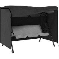 Outsunny Large Outdoor Swing Chair Cover Garden Furniture Protector 164cm Grey, Grey
