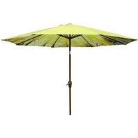 Suntime 3M Forest Print Crank And Tilt, Yellow