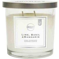 Airpure 11Oz Signature Collection Candle - Lime Basil & Mandarin, Cream