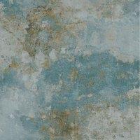 Grandeco Rustic Old Town Plaster Distressed Concrete Textured Wallpaper 10m x 53cm Teal, Blue