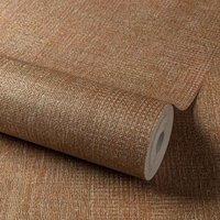 Grandeco Boutique Collection Altink Plain Copper Metallic Textured Emboss Wallpaper 10m x 53cm