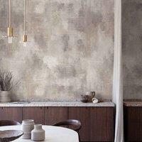 Grandeco Abstract Texture3 Lane Repeatable Textured Mural Neutral Wallpaper 2.8 x 1.59m, Multi