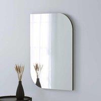 Yearn Mirrors Newington Frameless Black Organic Mirror 90X60Cm, Black