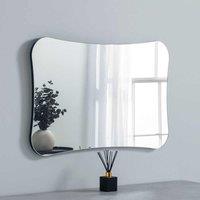 Yearn Mirrors Barnsbury Frameless Black Organic Mirror 120X80Cm, Black