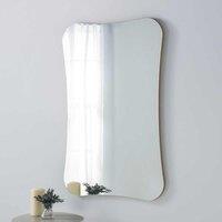 Yearn Mirrors Barnsbury Frameless Gold Organic Mirror 90X60Cm, Gold