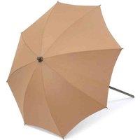 Suntime 1.7m Rimini/Havana Brown Push Parasol, Brown