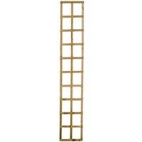 Forest Garden Smooth Trellis - 180 x 30cm, Brown