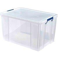 Fellowes Prostore Storage Box 85L in Outer Carton , Clear