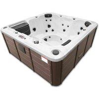 Canadian Spa Winnipeg 6-Person 35-Jet Hot Tub, Brown