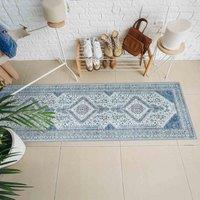Green Decore Vernal Senglea Area Runner Blue 76 Cm X 243 Cm, Blue