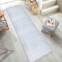 Green Decore Vernal Adora Area Runner Light Grey 76 Cm X 243 Cm, Grey