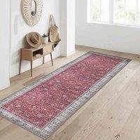 Green Decore Vernal Inge Area Rug Rust & Beige 76 Cm X 243 Cm, Red