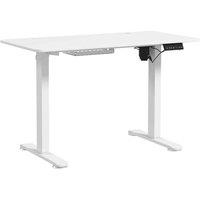Vinsetto Adjustable Desk, Electric Standing Desk - White, White