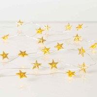 Robert Dyas Bo 20 Ww Led Star Copper String Lights