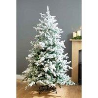 Robert Dyas 6Ft Mixed Tips Green Lightly Flocked Christmas Tree