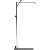 PawHut Reptile Lamp Stand, 86-129Hcm Adjustable Lamp Holder, Black