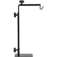 PawHut Reptile Lamp Stand, Adjustable Lamp Holder, Black