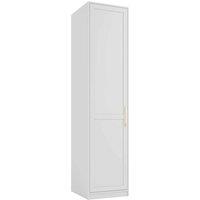 LPD Furniture Austen White 1 Door Wardrobe, White