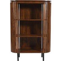 IH Design Nencho Mango Wood Bookcase Medium High, Brown