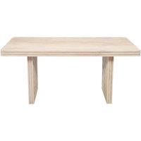 IH Design Myrine Carved Mango Wood Dining Table 6 Seater, Brown