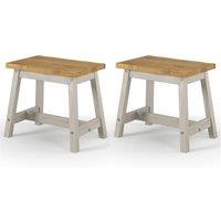 Core Products Corona Grey Live Edge Single Dining Bench Pair, Grey