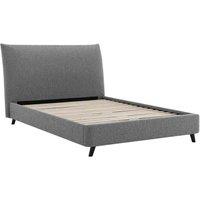 Luna Double Luna Pillow Dove Grey Boucle Bed, Grey