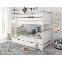 Kids Avenue Heritage Bunkbed With Drawer, White