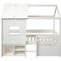 Kids Avenue Mini Playhouse With Storage, White