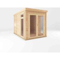Mercia 2m x 3m DIY Insulated Garden Room, Brown