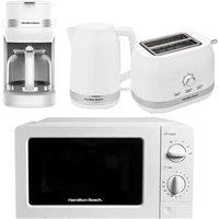 Hamilton Beach Kettle Toaster Microwave & Filter Coffee Machine