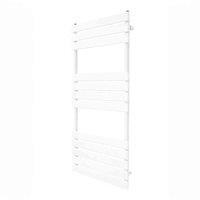Monster Shop Flat Panel Towel Radiator - 1200Mm X 500Mm - White, White