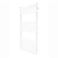 Monster Shop Flat Panel Towel Radiator 1200 X 600Mm White, White