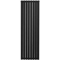 Monster Shop Oval Column Radiator 1600Mm X 480Mm Black, Black
