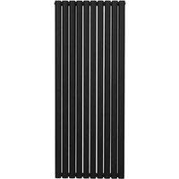 Monster Shop Oval Column Radiator 1600Mm X 600Mm Black, Black