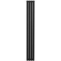 Monster Shop Oval Column Radiator 1800Mm X 240Mm Black, Black