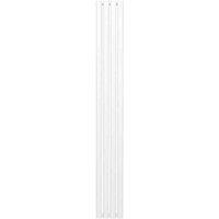Monster Shop Oval Column Radiator 1800 X 240Mm White, White
