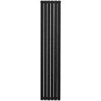 Monster Shop Oval Column Radiator 1800Mm X 360Mm Black, Black