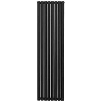 Monster Shop Oval Column Radiator 1800Mm X 480Mm Black, Black