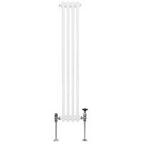 Monster Shop Traditional 2 Column Radiator 1500 X 202Mm White, White