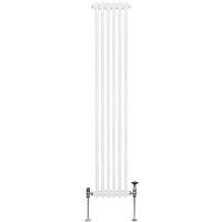 Monster Shop Traditional 2 Column Radiator 1800 X 292Mm White, White