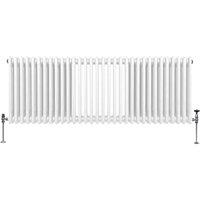 Monster Shop Traditional 3 Column Radiator 600 X 1462Mm White, White