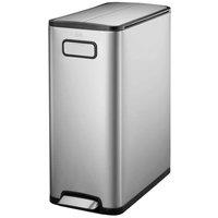 EKO Ecofly Recycling Bin Stainless Steel 40L, Silver