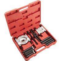 Tectake Bearing Puller Set 12-pcs, Red