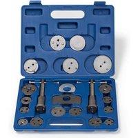 Tectake Brake Piston Tool Set 22 Pcs., Blue