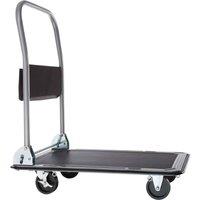 Tectake Folding Trolley w/ Brakes 73cm, Black